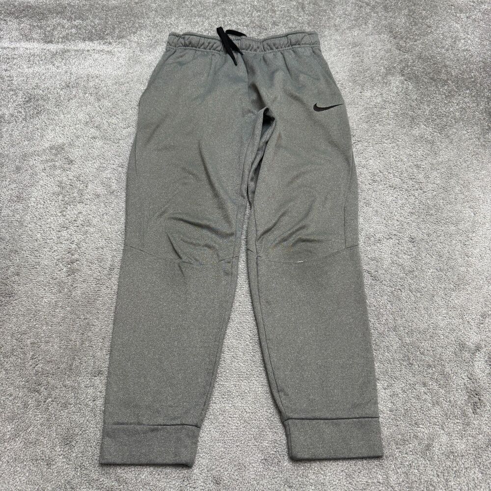 Nike Dri-FIT Therma Fleece Training Joggers Pants Mens Medium Gray Activewear